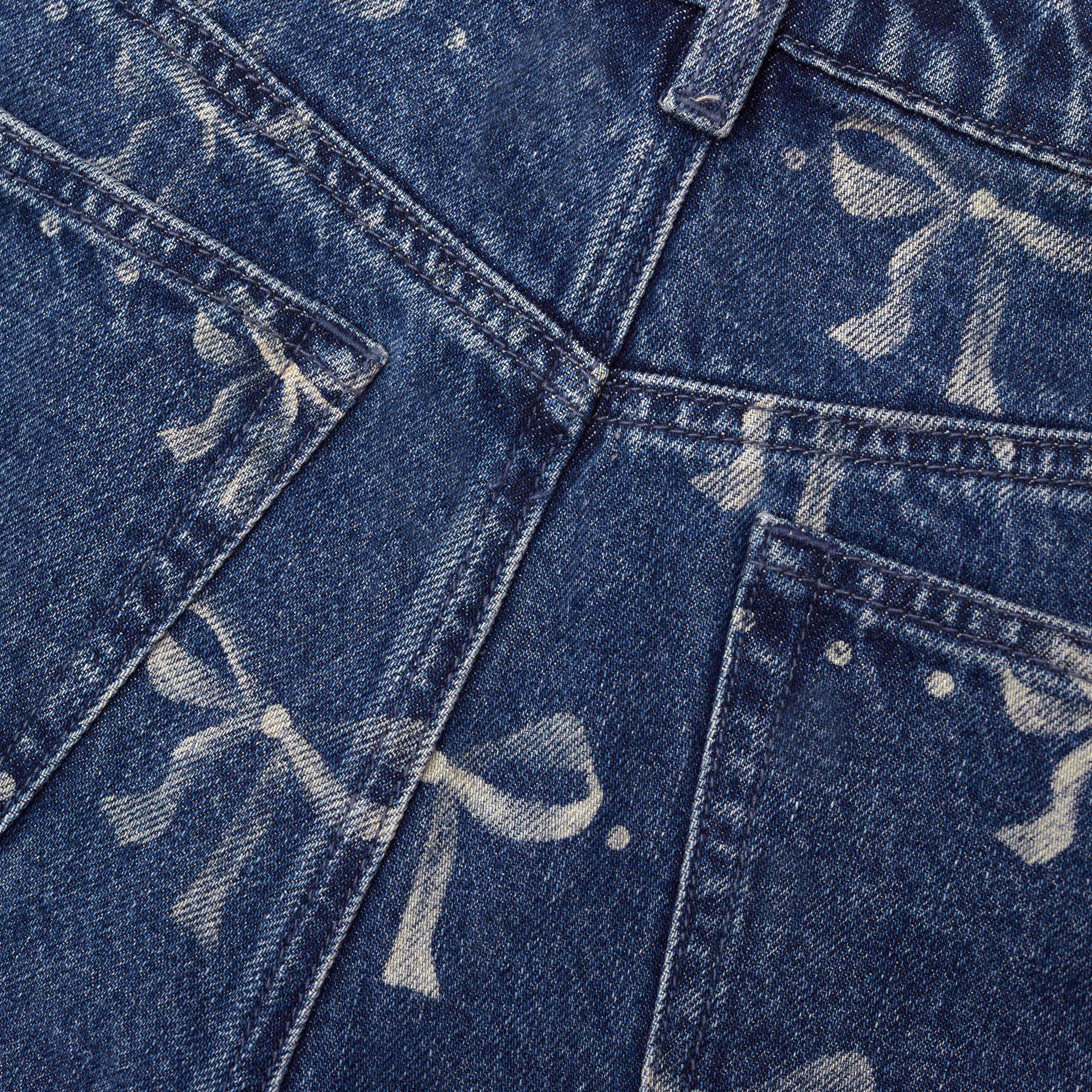 Bow Print Jeans - Image 6