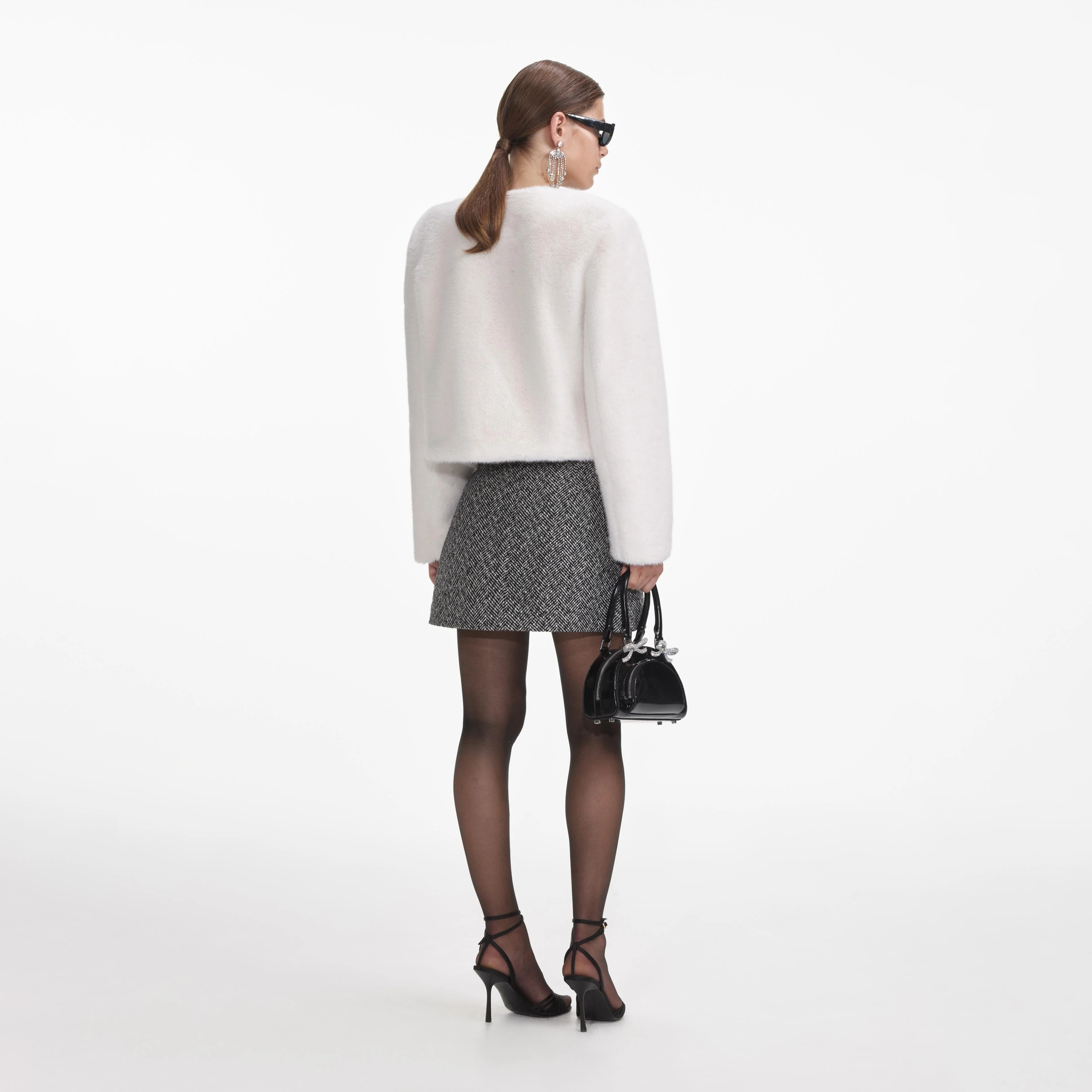 Cream Faux Fur Jacket - Image 3
