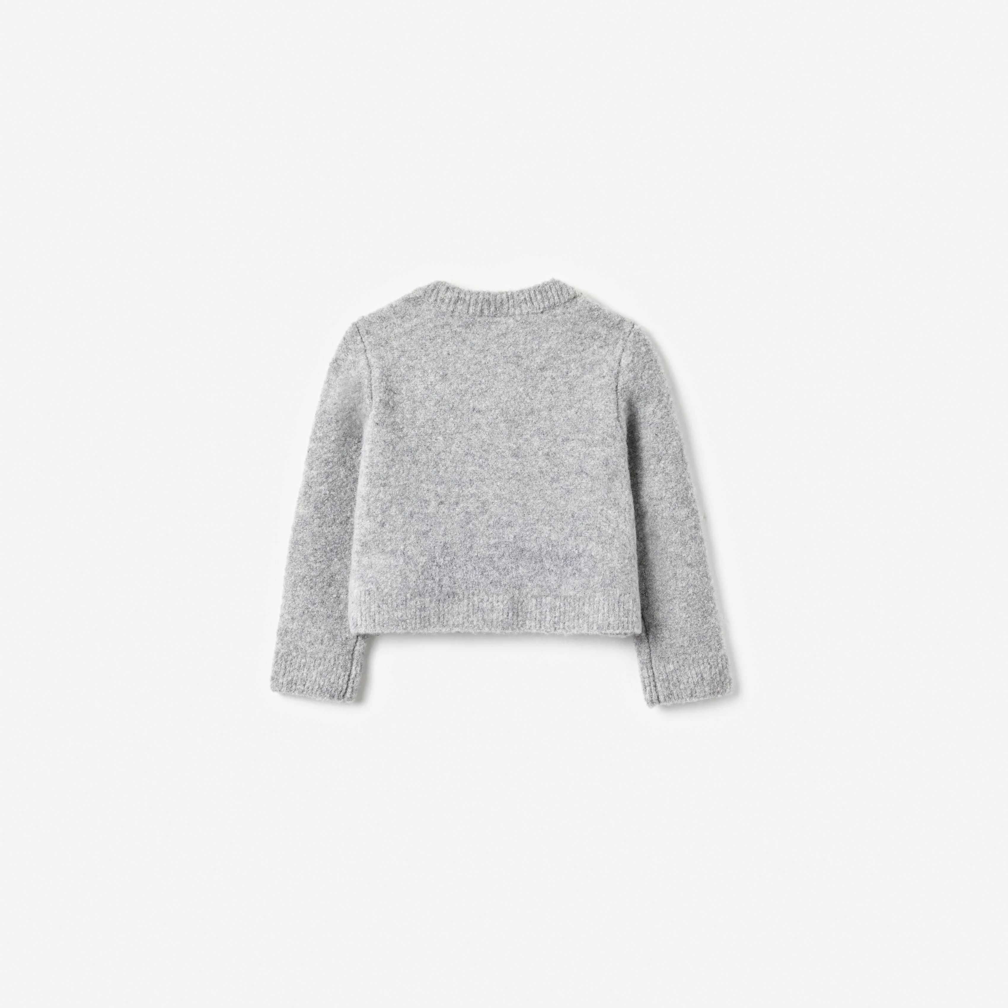 Grey Knit Cardigan - Image 2