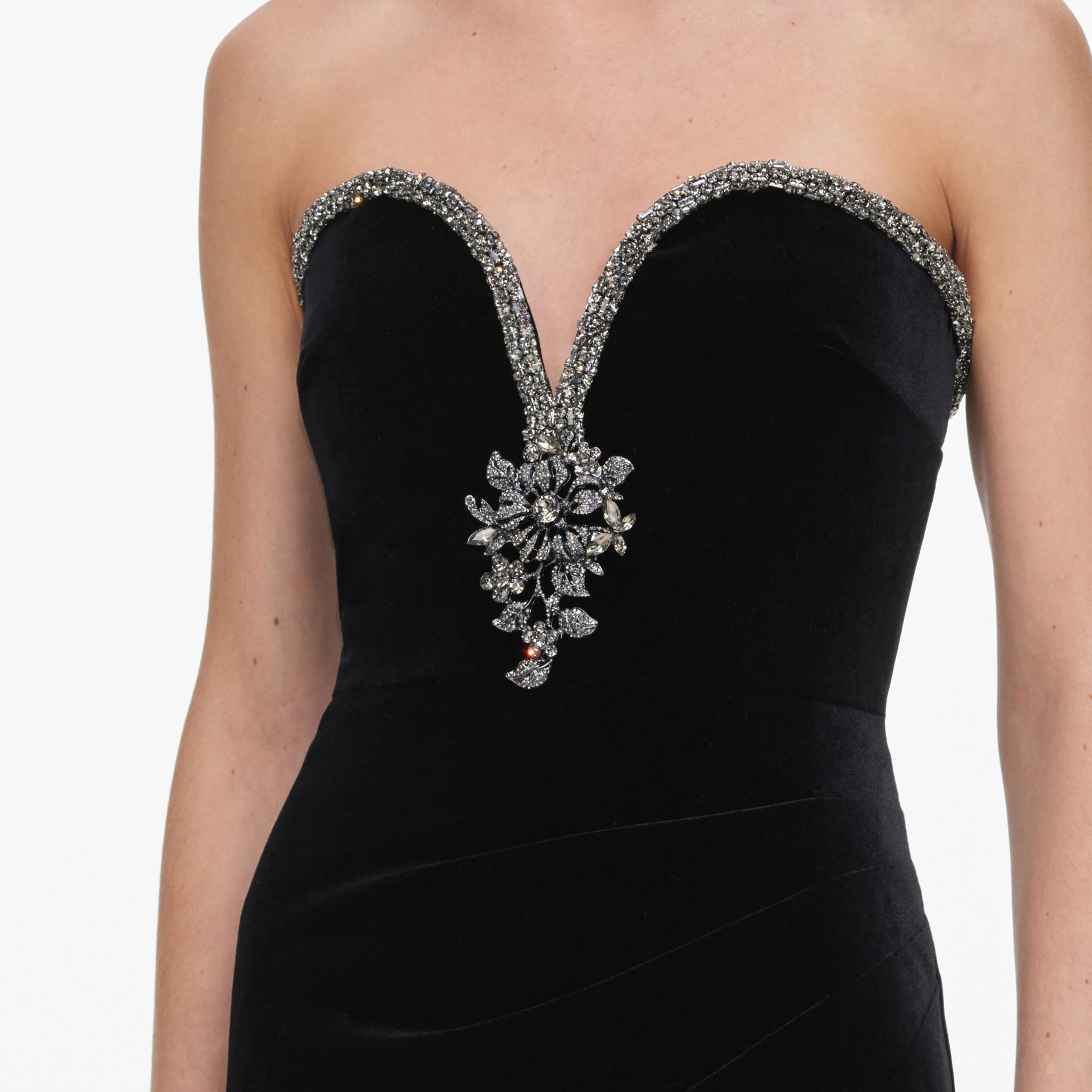 Black Velvet Maxi Dress - Image 5