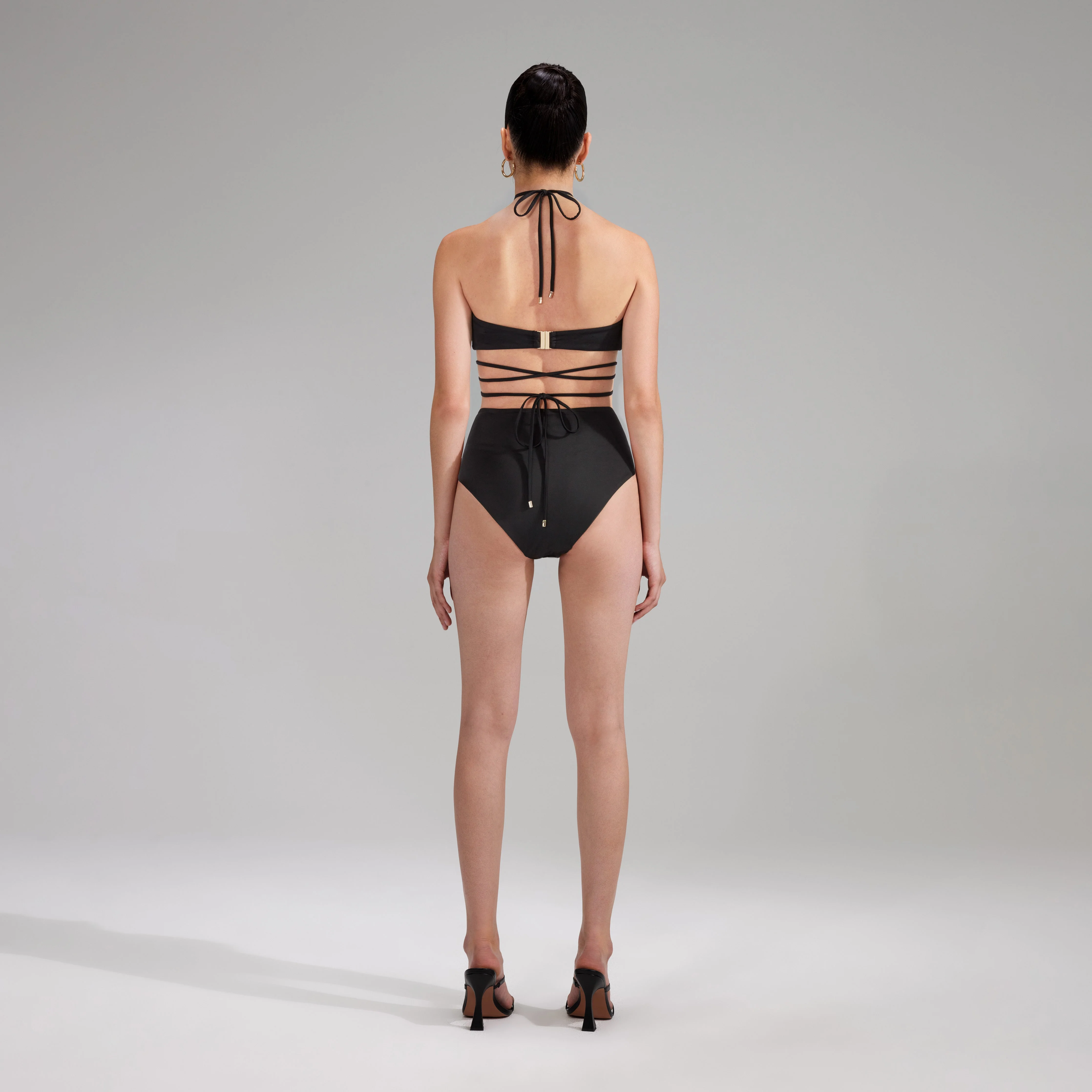 Black High Cut Bikini Brief - Image 3