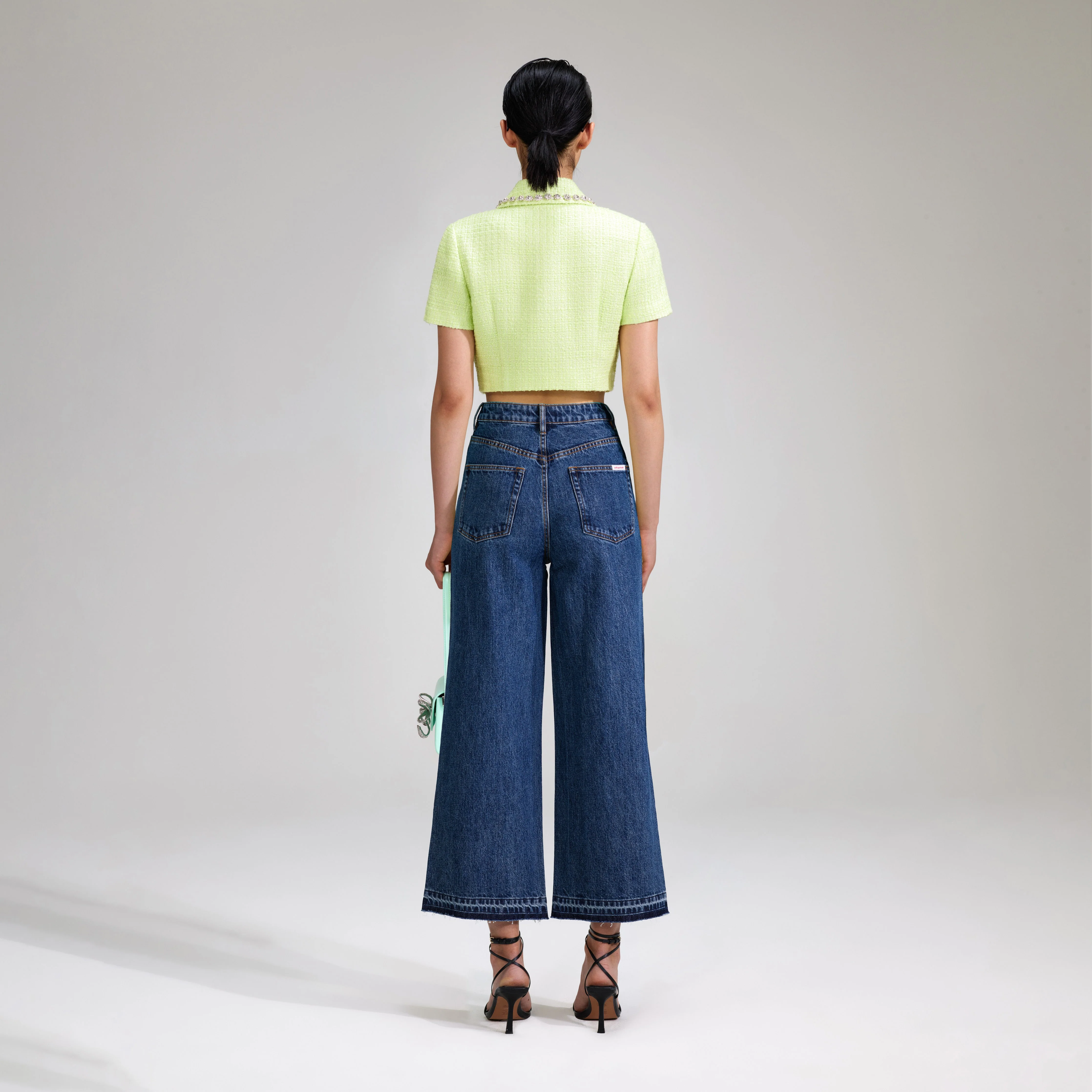 Lime Boucle Top - Image 3