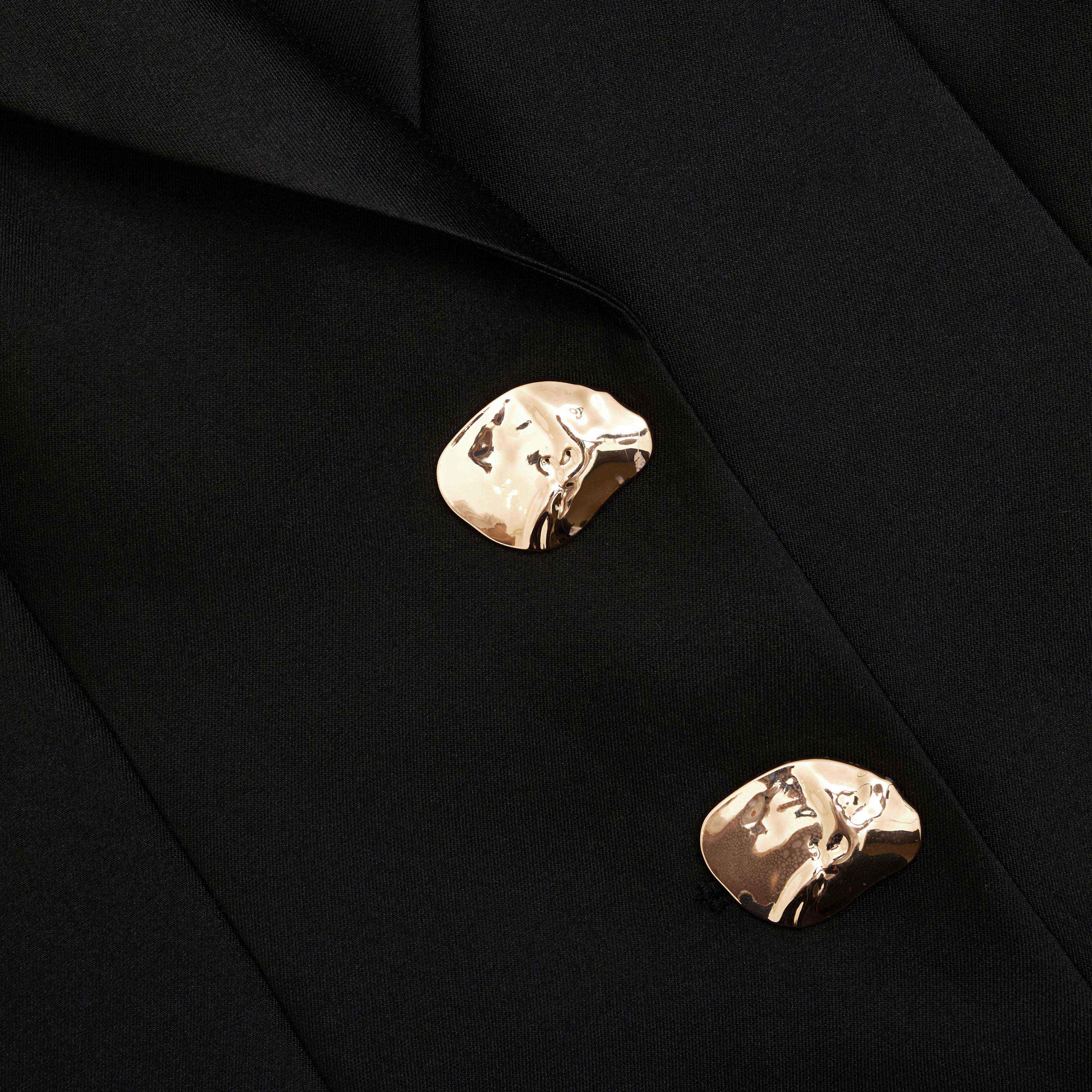 Black Taffeta Blazer - Image 5