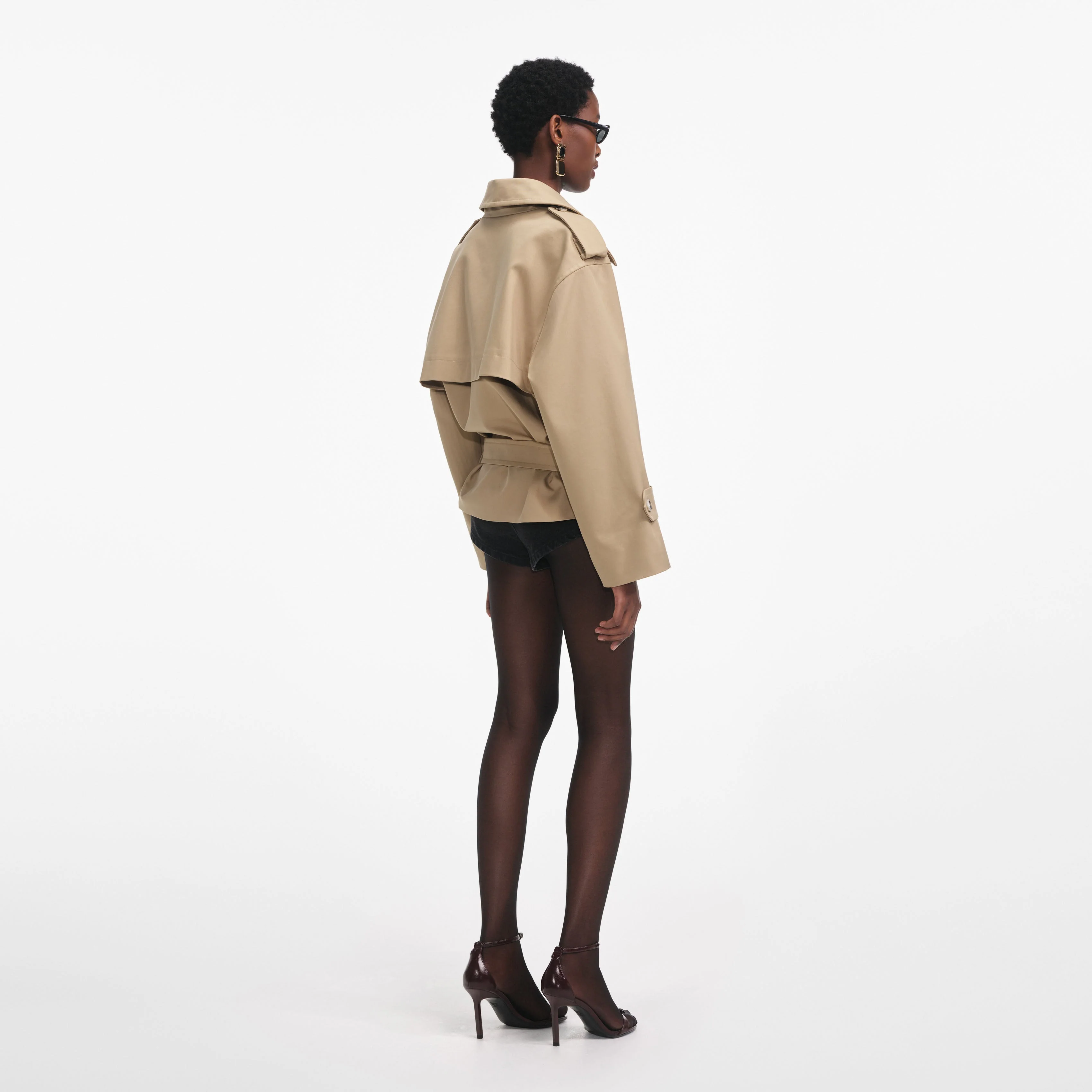 Beige Trench Jacket - Image 3