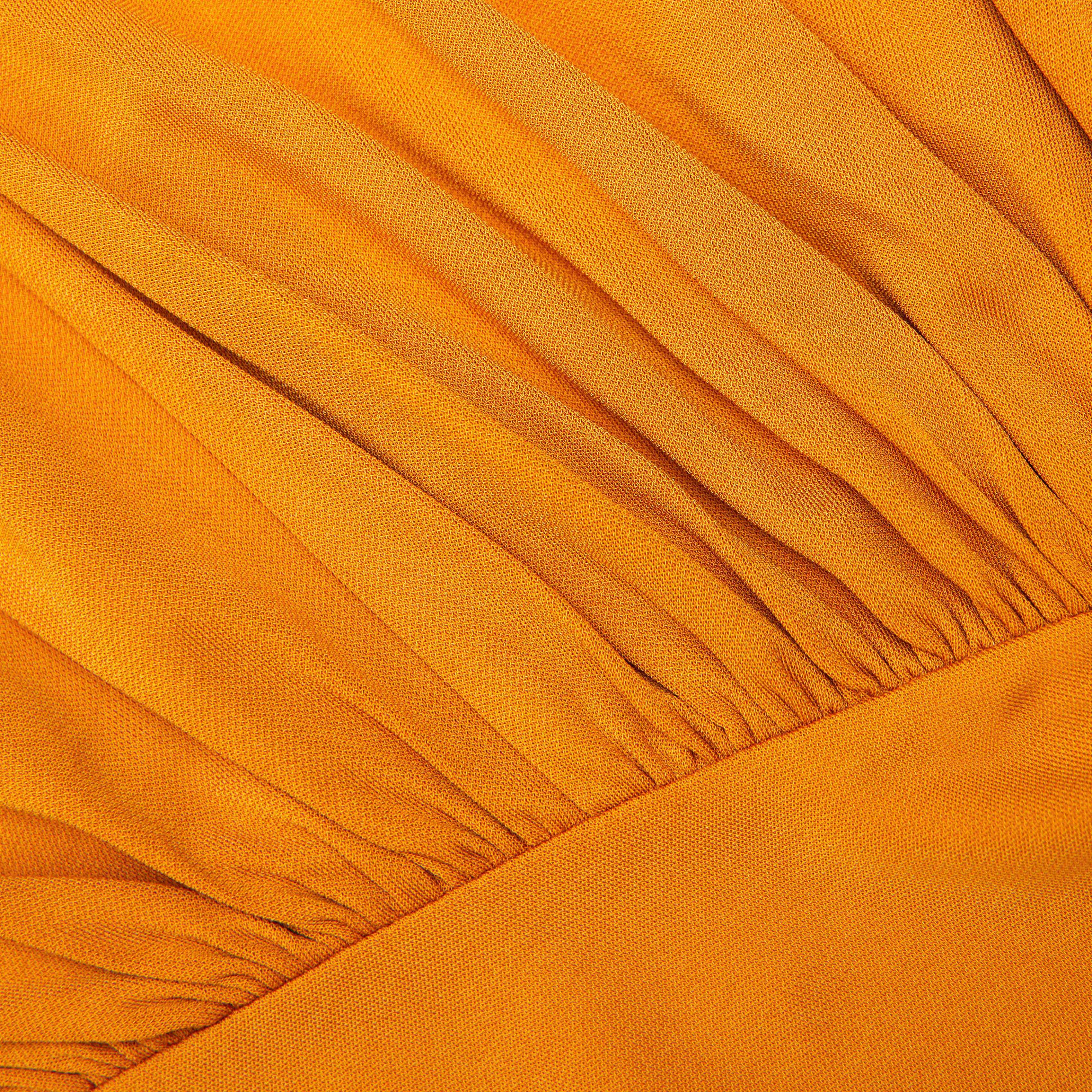 Burnt Orange Jersey Cut Out Maxi Dress - Image 5