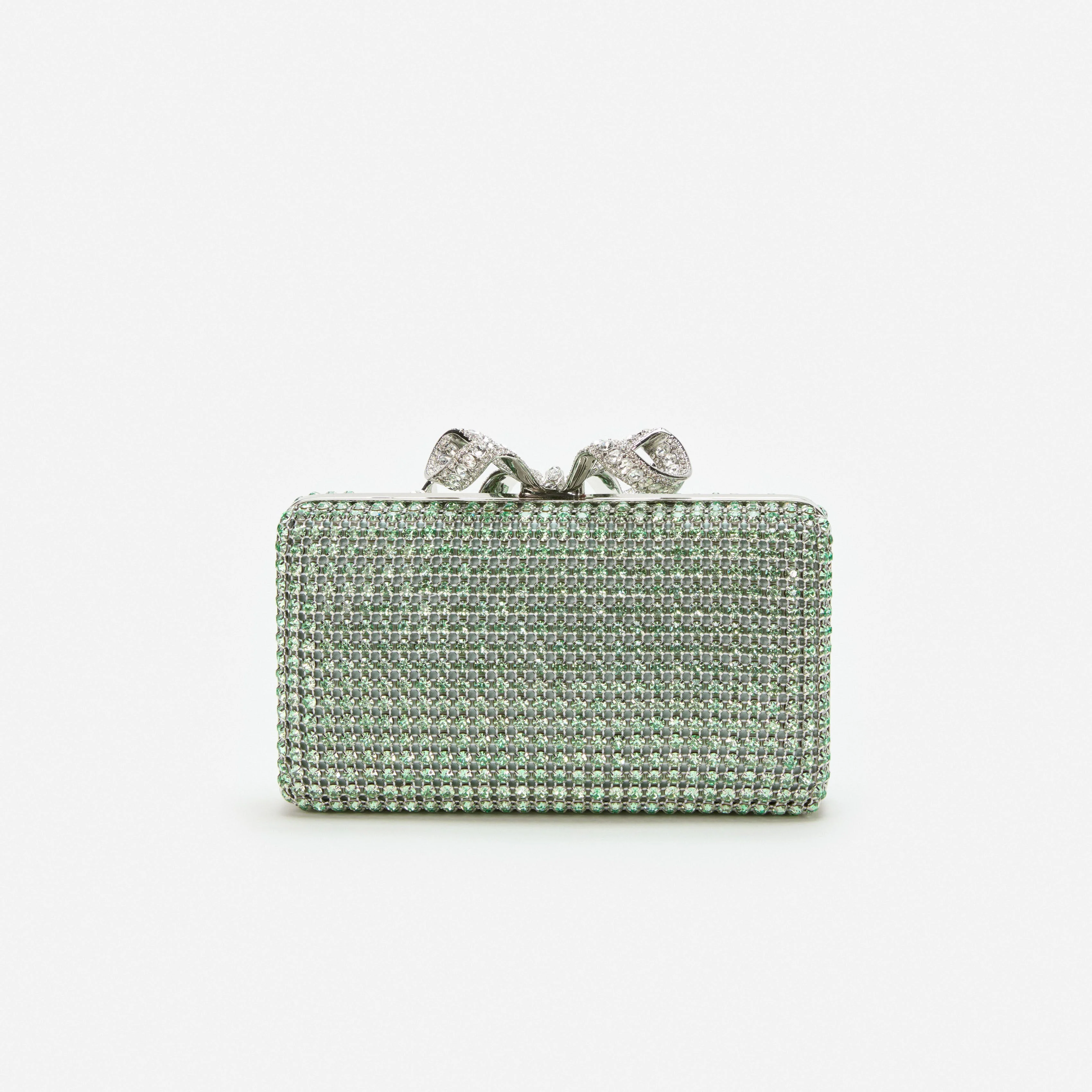 Green Chainmail Clutch Bag - Image 3