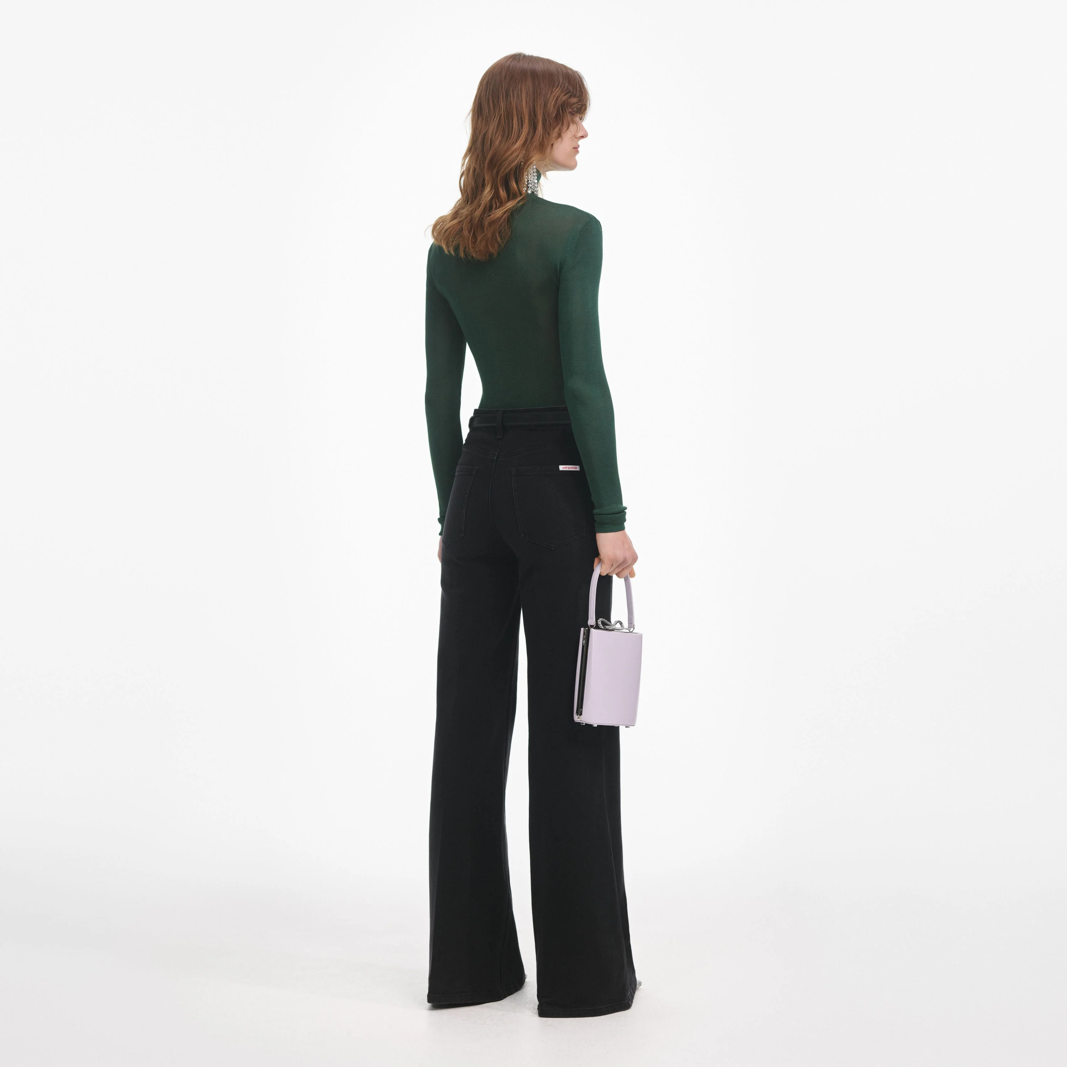 Green Viscose Knit Top - Image 3