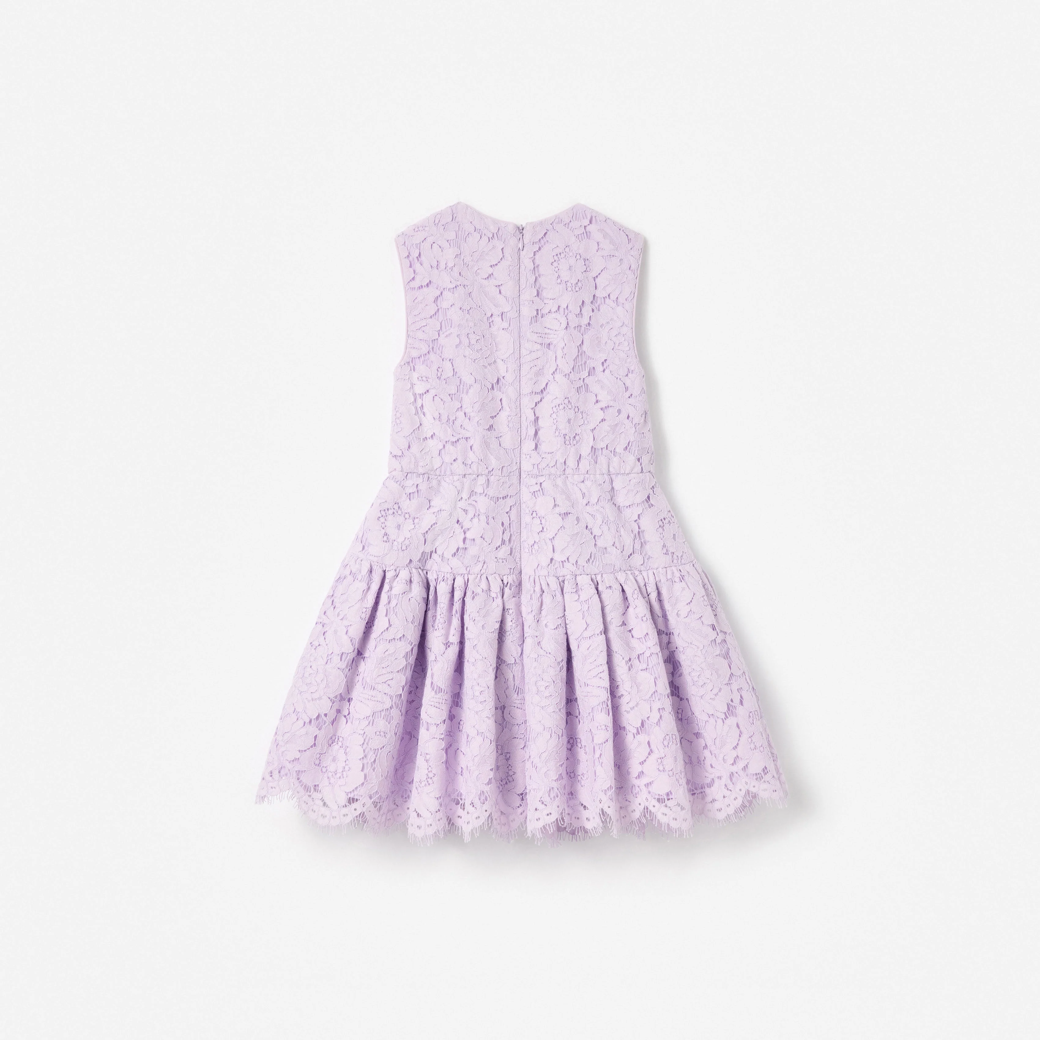 Lilac Sleeveless Lace Dress - Image 2