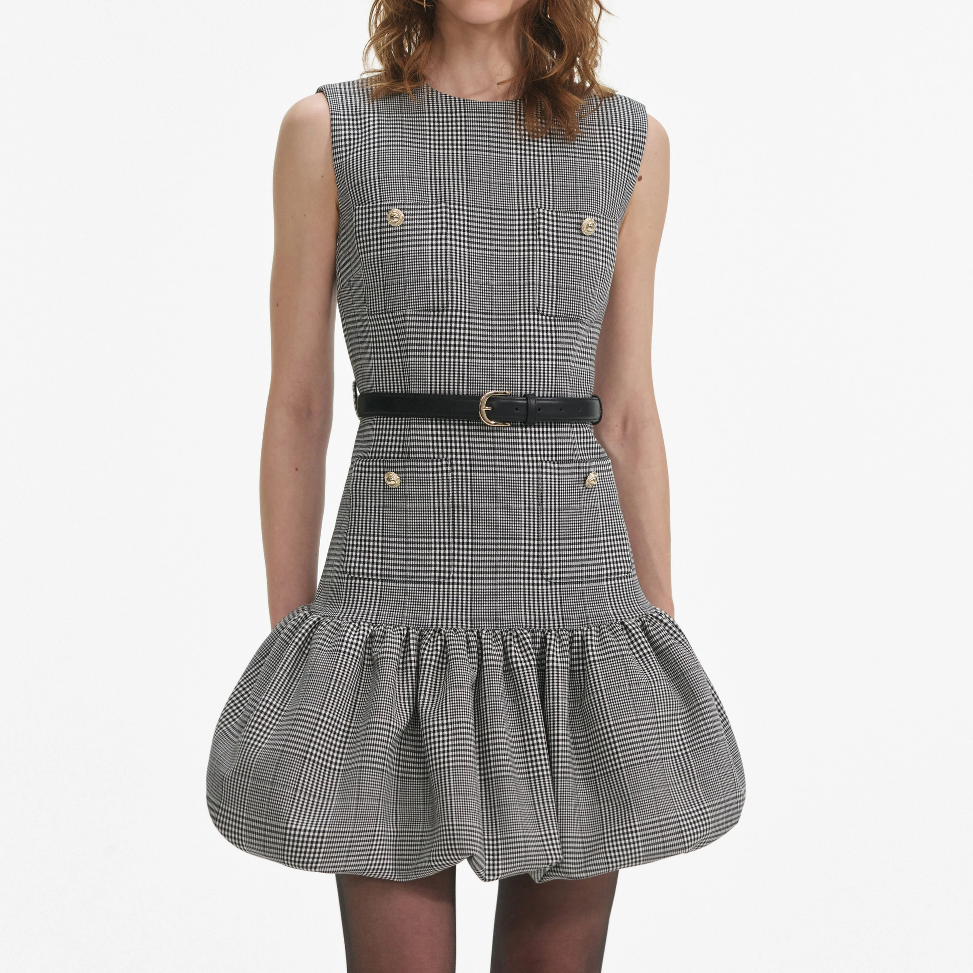 Prince Of Wales Check Mini Dress - Image 4