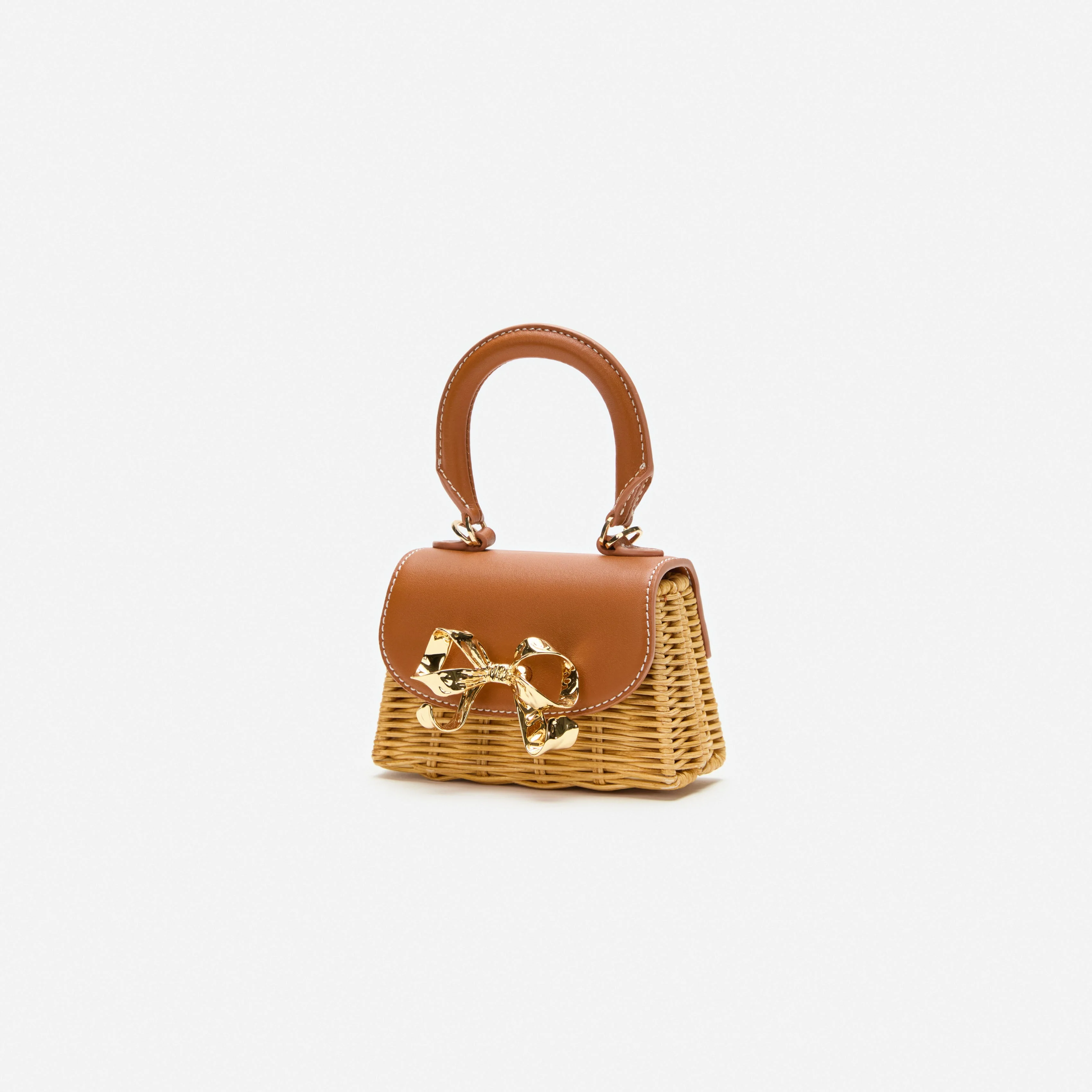 Rattan Micro Bow Bag - Image 2