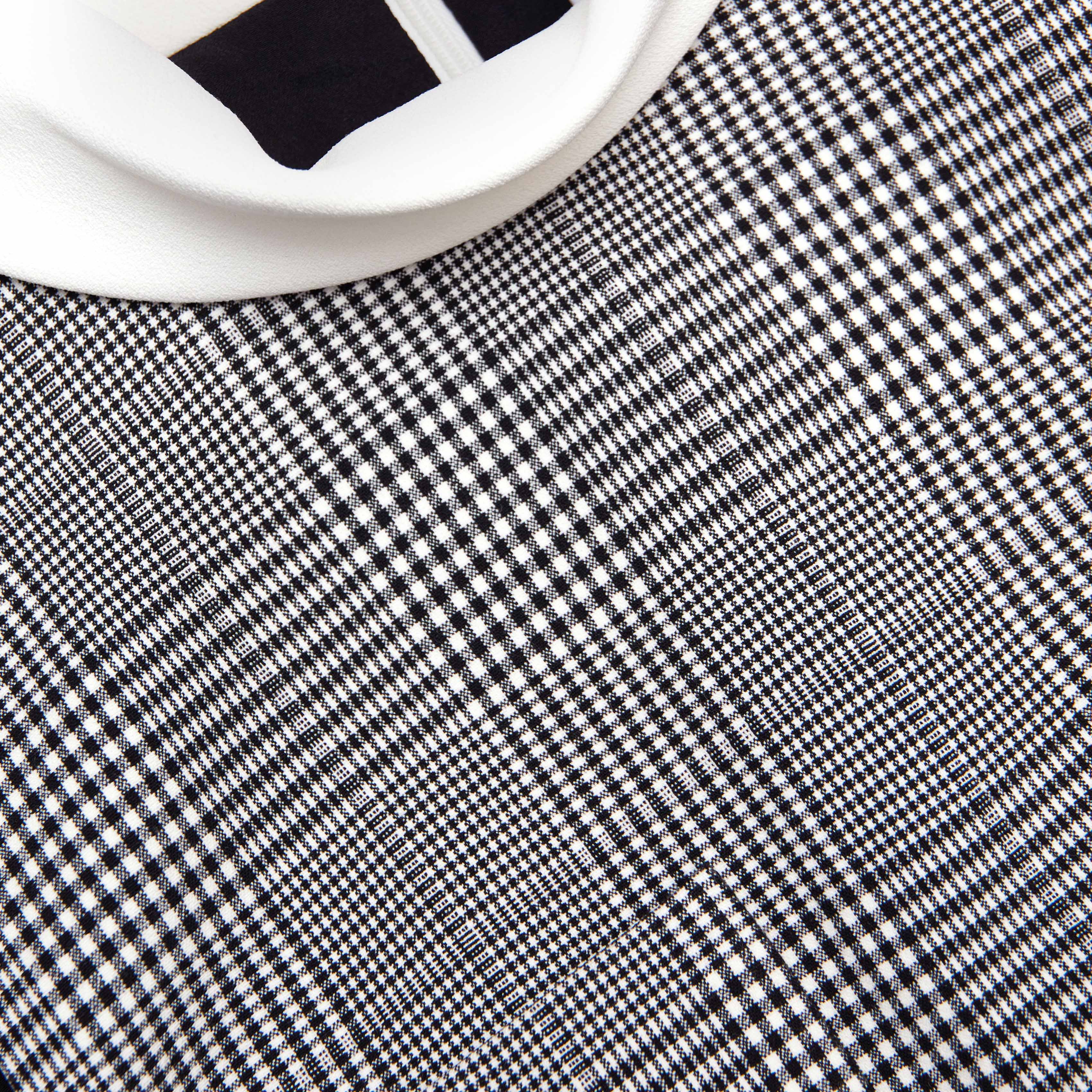 Sleeveless Prince Of Wales Check Mini Dress - Image 5