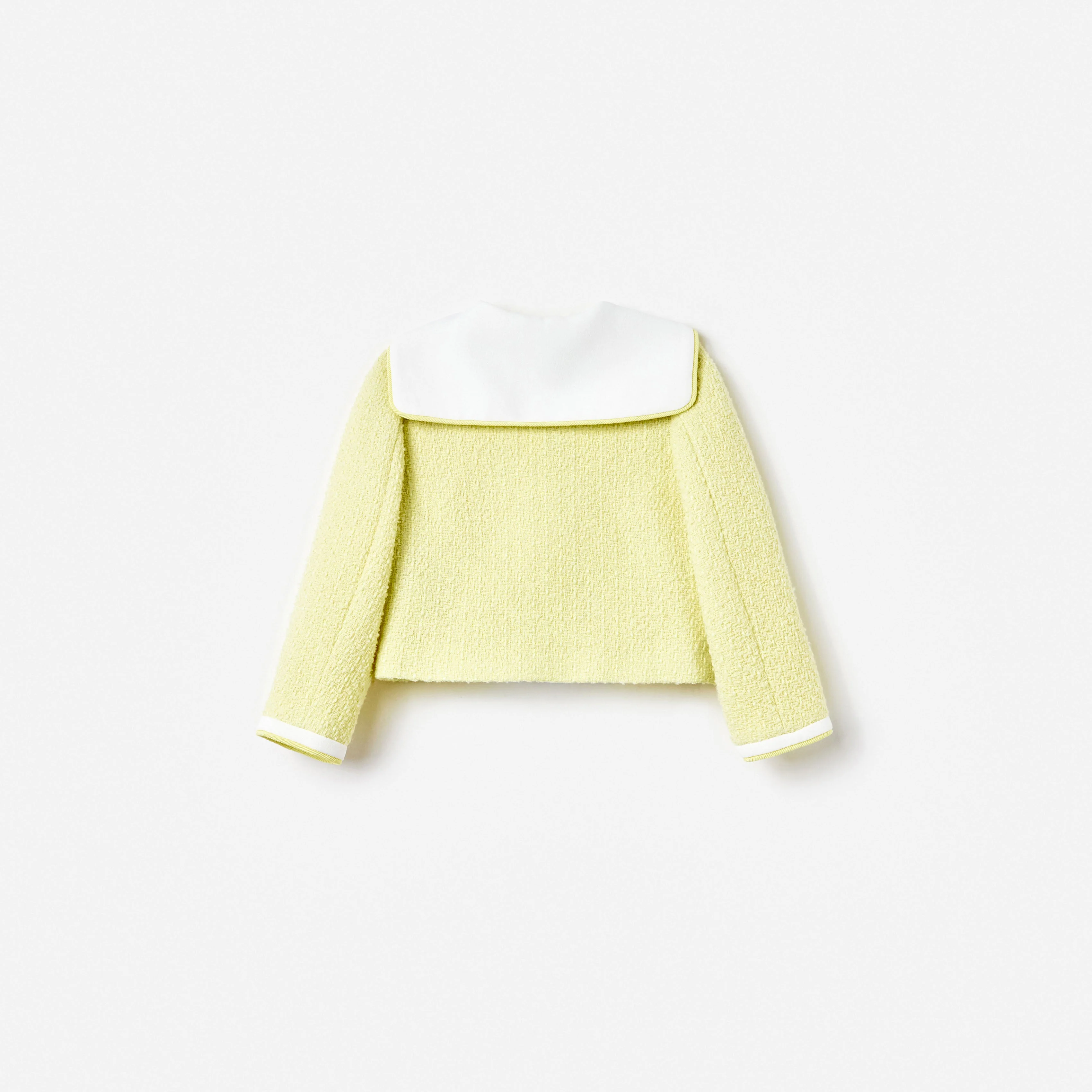 Yellow Boucle Jacket - Image 2