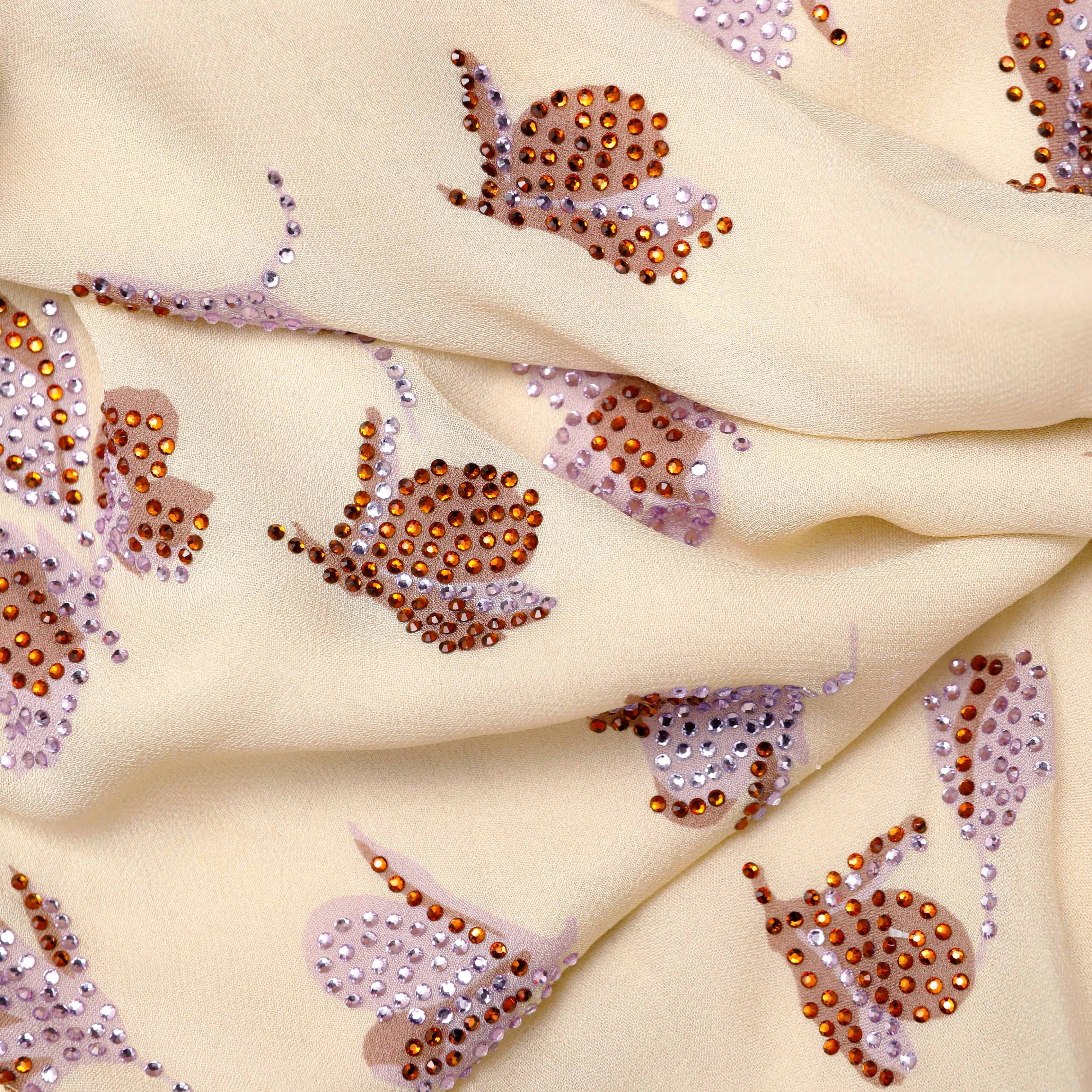Yellow Floral Rhinestone Maxi Dress - Image 5
