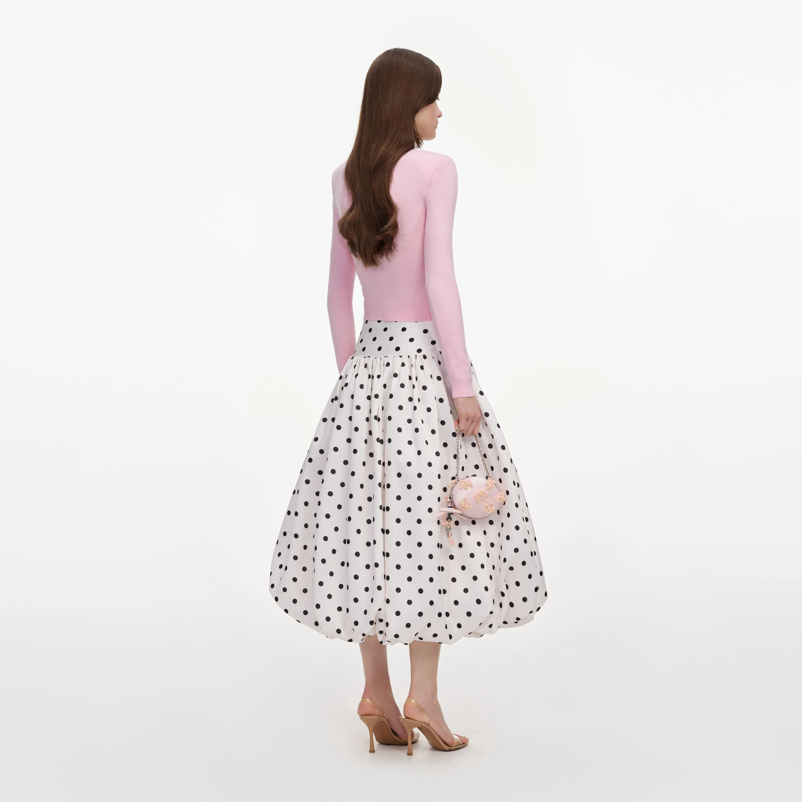 Pink Flower Knit Jumper - Image 3