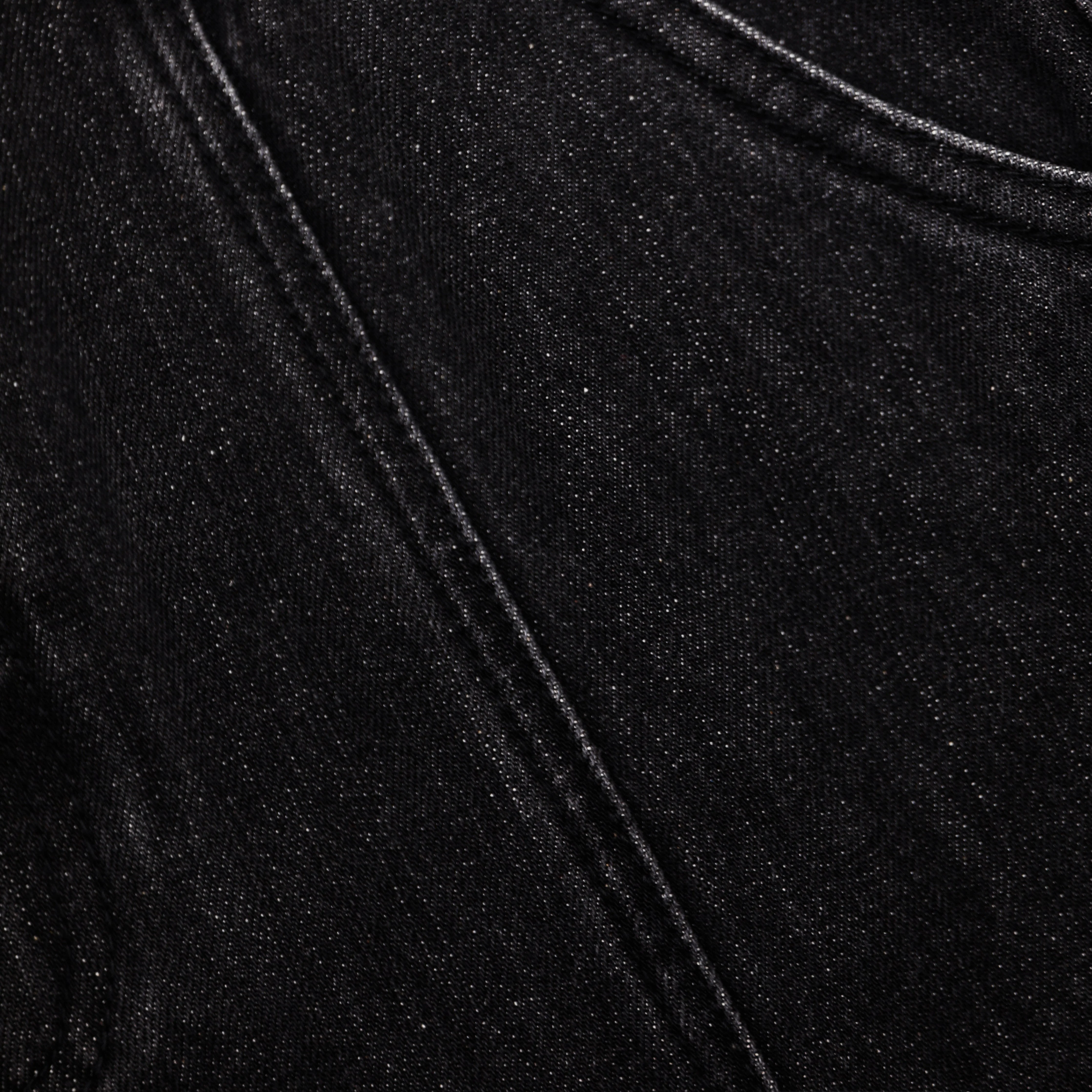 Black Flared Denim Midi Skirt - Image 5