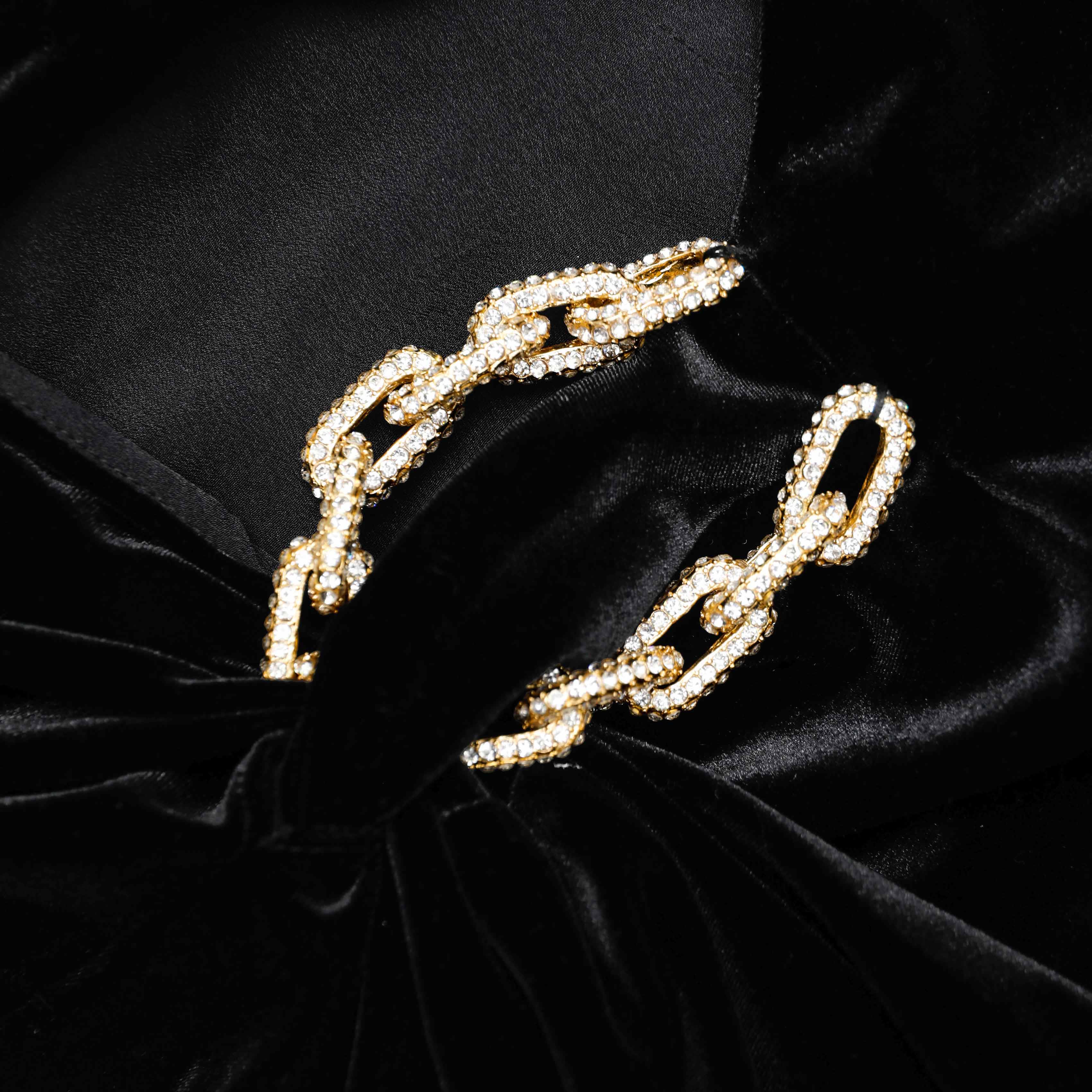 Black Velvet Embellished Maxi Dress - Image 5