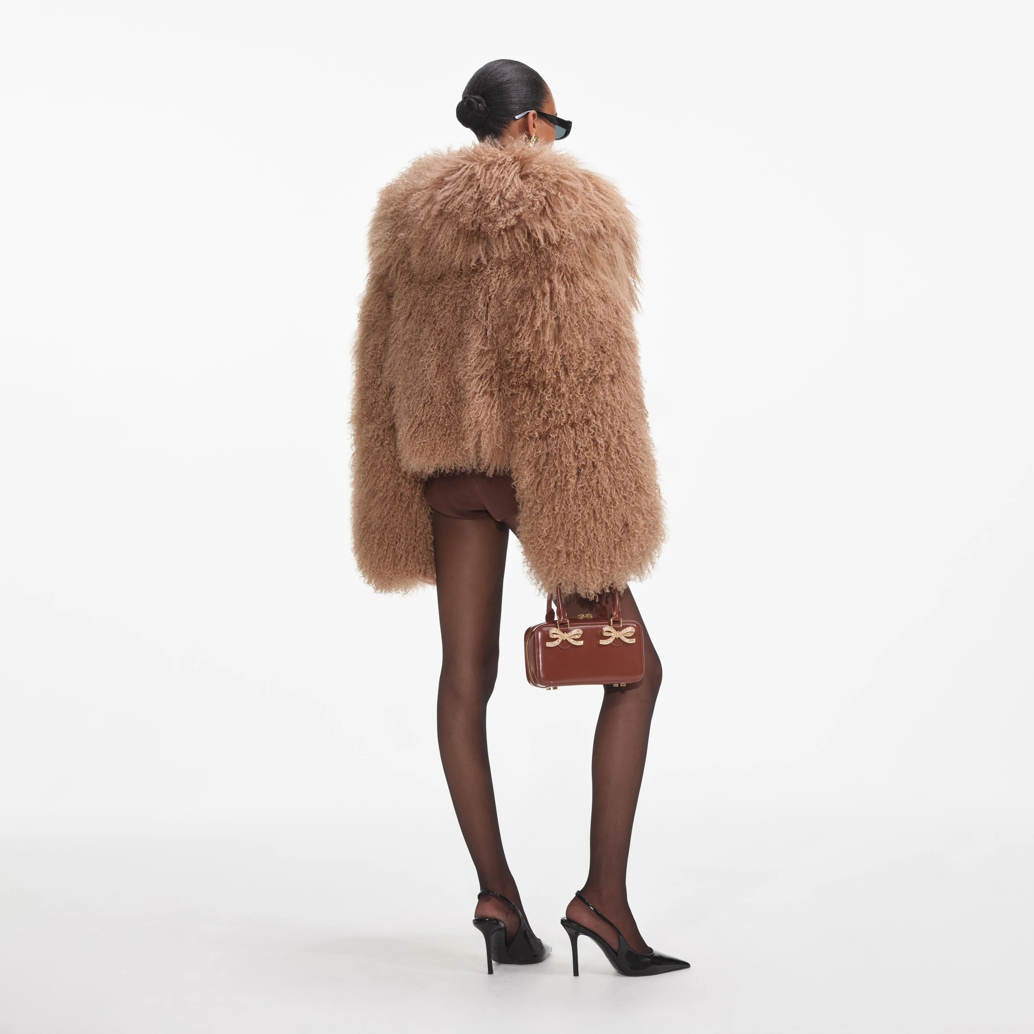 Brown Shearling Jacket - Image 3