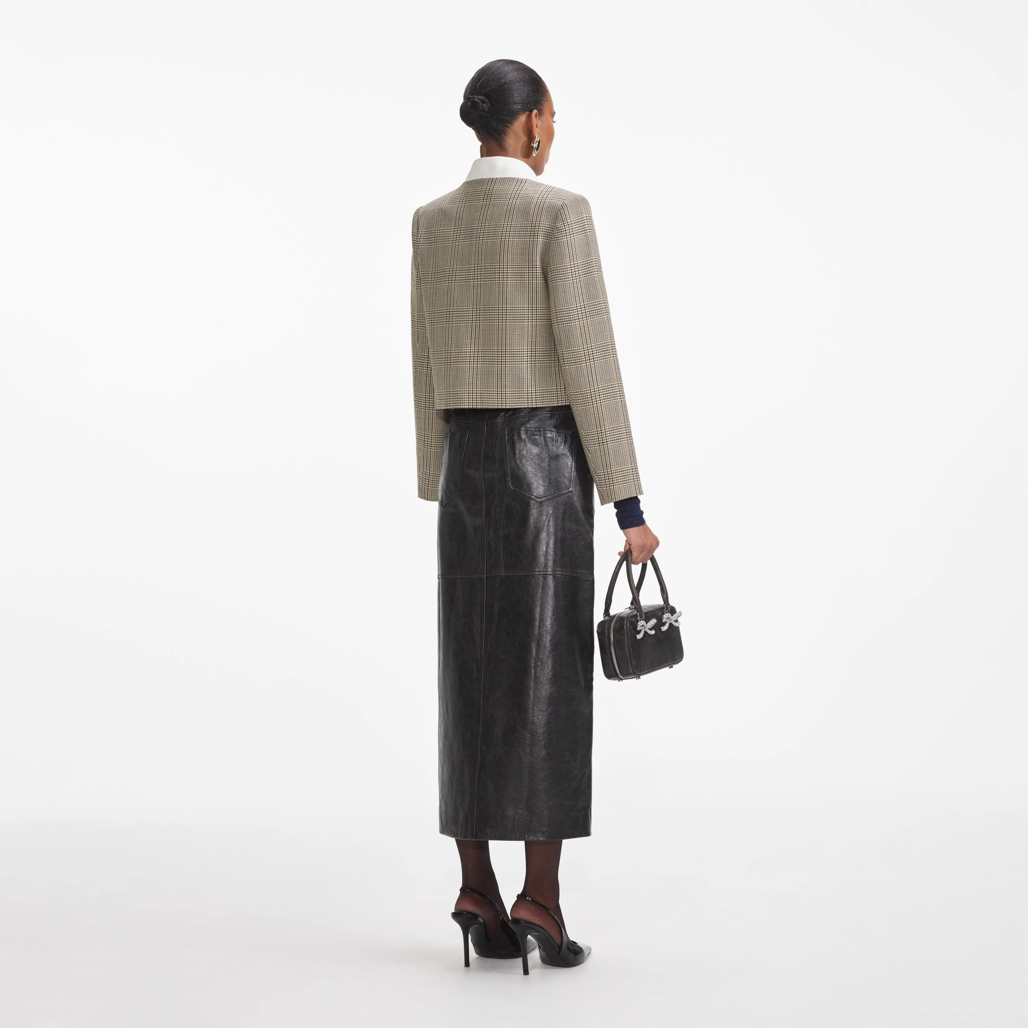 Check Wool Jacket - Image 3
