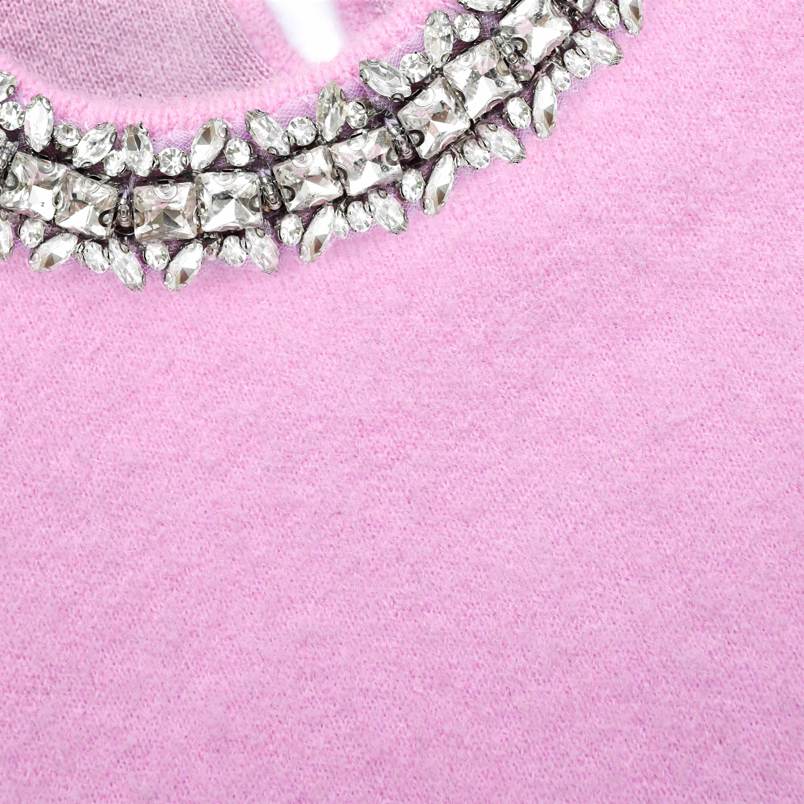 Pink Embellished Knit Top - Image 5