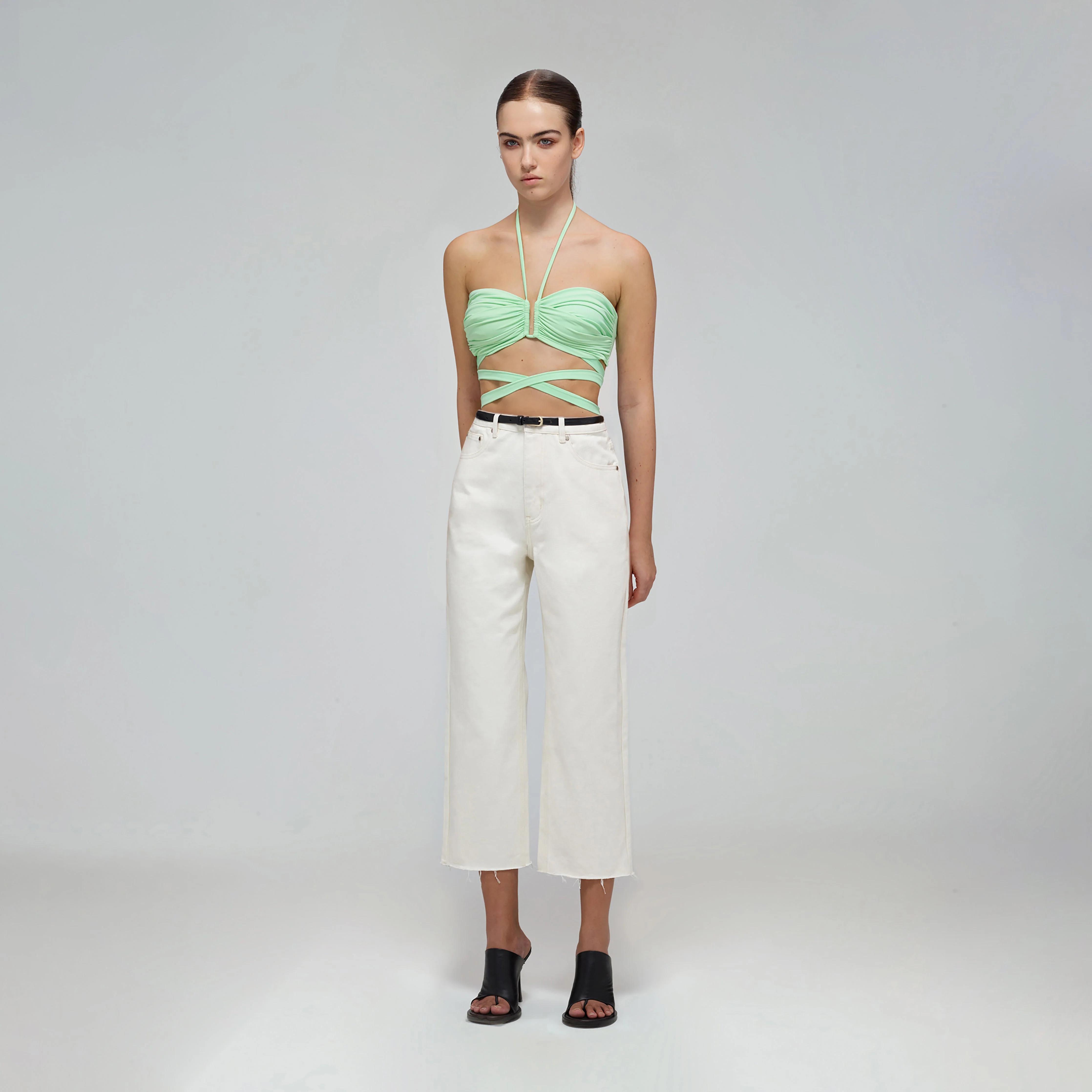 Spearmint Halter Neck Bikini Top - Image 2