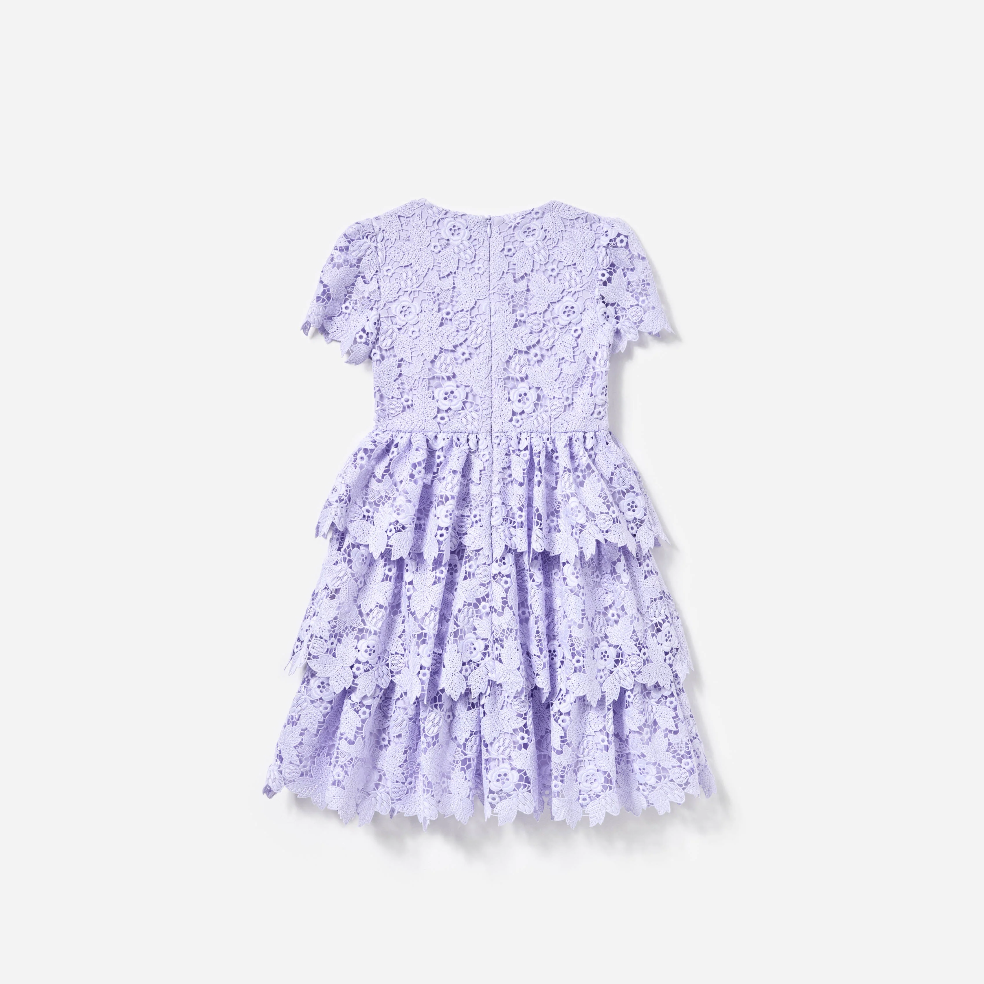 Lilac Butterfly Lace Dress - Image 2