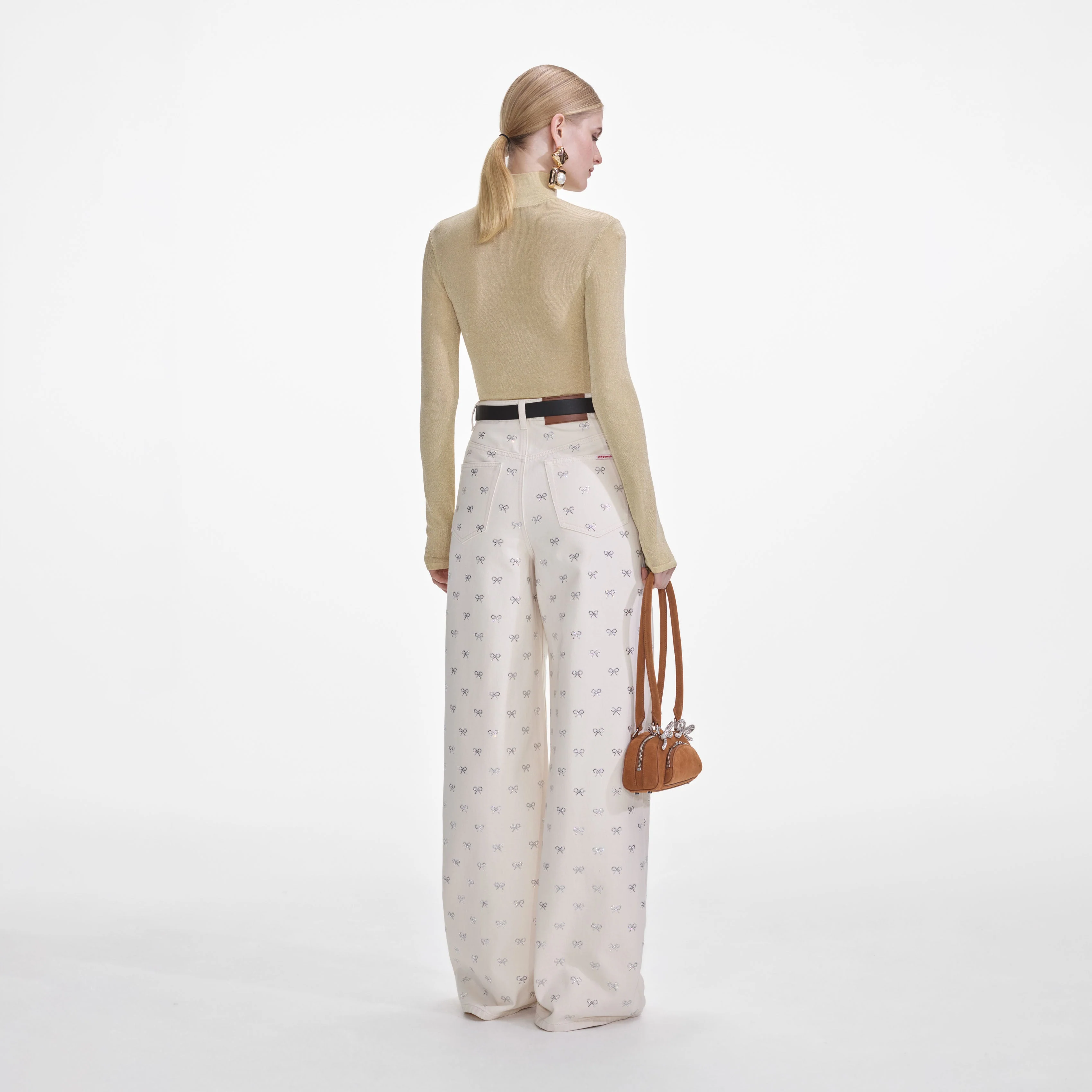 Yellow Viscose Knit Top - Image 3